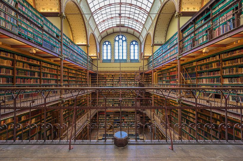 Bibliothèque du Rijksmuseum d'Amsterdam par Peter Bartelings