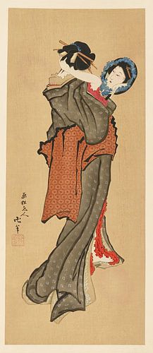 Motief uit "Selected Masterpieces of the Ukiyo-e School"