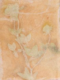 Ecoprint van klaver van Liesbeth Bulk