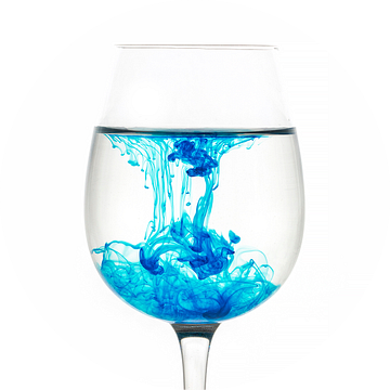 Glas met kleur van Tanja van Beuningen