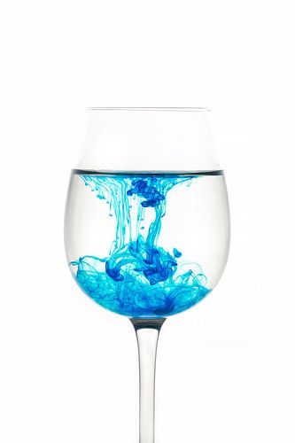Glas met kleur