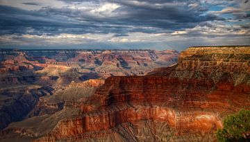 Grand Canyon, dreigende wolken van Jack's Eye