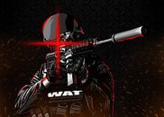 SWAT Special Forces member shoots by DEN Vector thumbnail