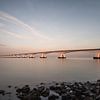 Pont de Zeeland au coucher du soleil sur Jan Jongejan