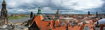 Roofscape of Dresden by Leopold Brix