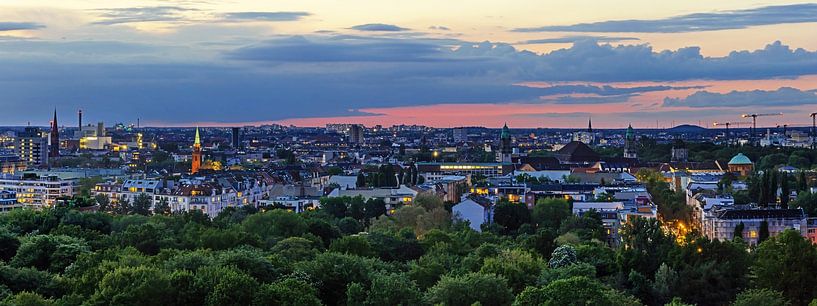 Berlin 360° am Abend in 10 Panoramen - Panorama 9/10: Moabit /Teil 1 von Frank Herrmann