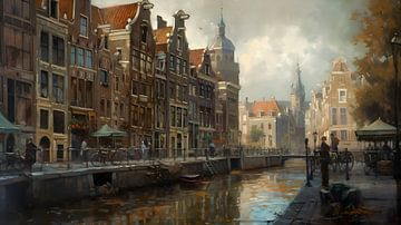 Oude Gracht in Amsterdam by But First Framing