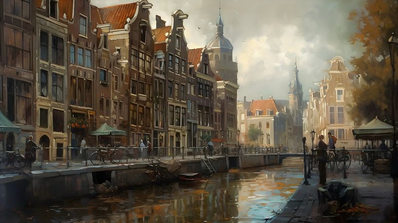 Oude Gracht in Amsterdam van But First Framing