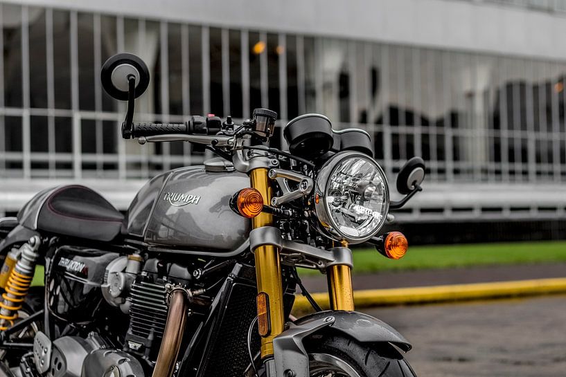 Triumph Thruxton R van Westland Op Wielen