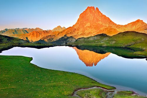 Sunset on the Pic d'Ossau