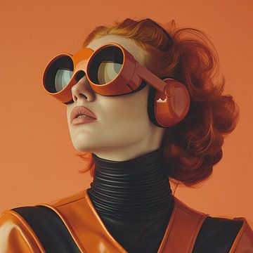 Orangefarbene Vision von Bianca ter Riet