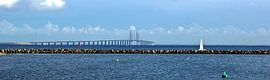 Öresundbrug (breedbeeldfoto) van Norbert Sülzner