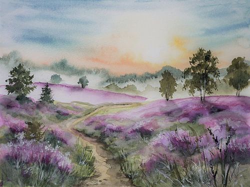 Aquarel part 333 van Tania Perneel