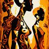 African silhouette by Bert Nijholt