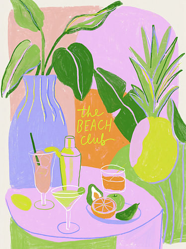 The Beach Club Cocktails – Farbenfrohe Barkunst