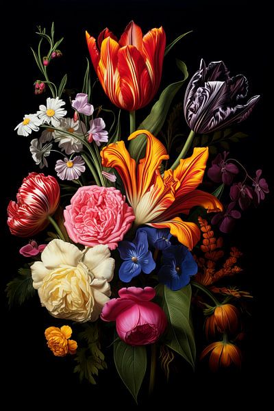 Flower explosion by ByNoukk