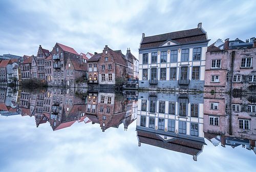 Leie in het hartje van Gent