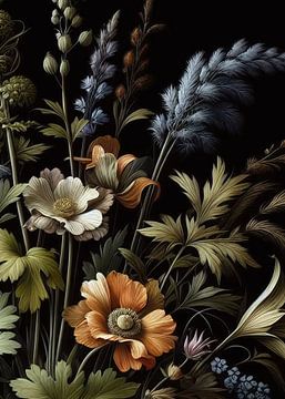 VINTAGE COLOURFUL BOTANICAL-7-D1