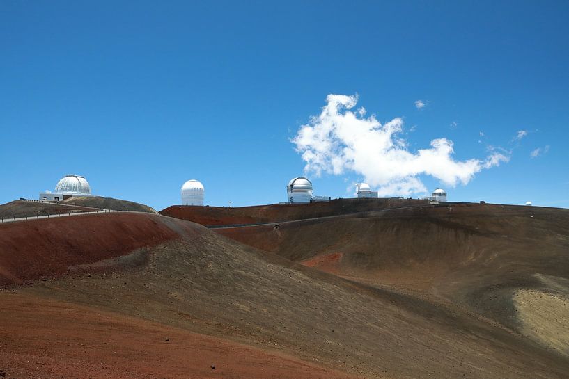 Mauna Kea telescopes , Big Island, Hawaii,USA von Frank Fichtmüller