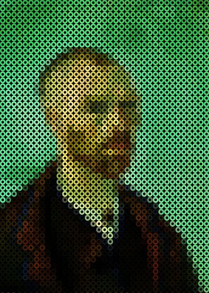 Self Portrait (dedicated to Paul Gauguin) (1888) by Gunawan RB