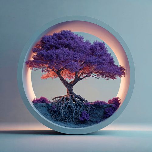 Purple Tree by Harry Hadders Design