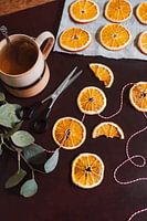 Getrocknete Orangen | Feiertage und Geselligkeit im Haus | Moody Fotografie