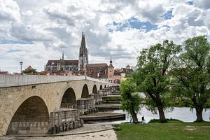 Regensburg an einem Sommertag