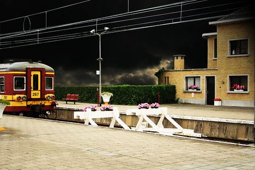 station Blankenberge van Erik Gort