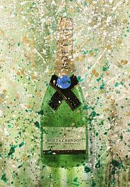 Champagner Grau Grün