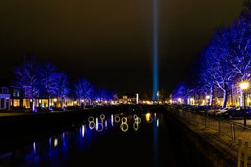 Zierikzee Oude Haven verlicht met Kerst van Dexter Reijsmeijer