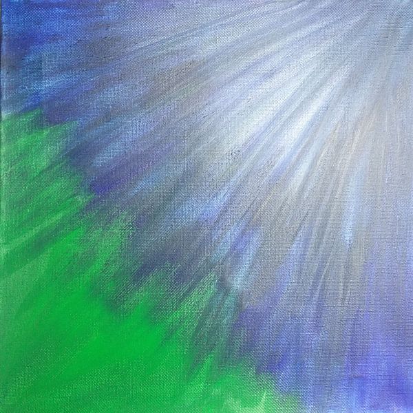 Blue light by Polina Zueva