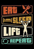 Eet Slaap Lift Herhaal