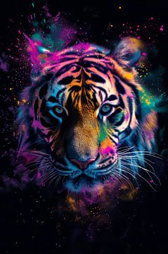 Tiger Odyssey - A Cosmic Colour Journey by Eva Lee