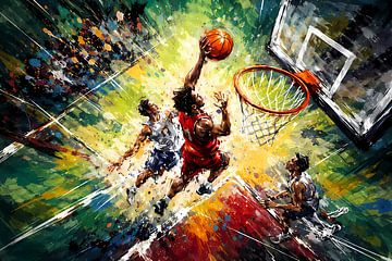 Basketbal scene