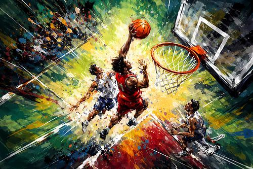 Basketbal scene