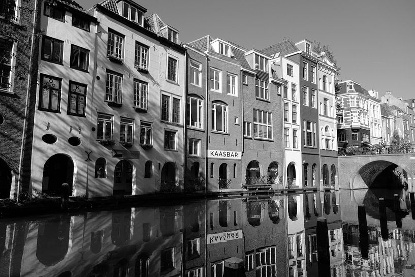 Reflections on the Oudegracht by Framed by Elisabeth