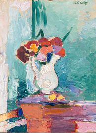 Raumdekoration mit Tulpenvase, Henri Matisse von Jackson Rogers
