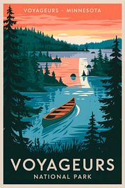 Parc national des Voyageurs, Minnesota sur Poster Art Shop