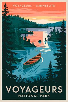 Voyageurs National Park, Minnesota by Poster Art Shop