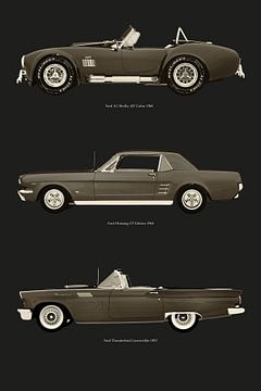 Ford AC Shelby 427 Cobra Ford Mustang GT Edition und Ford Thunderbird