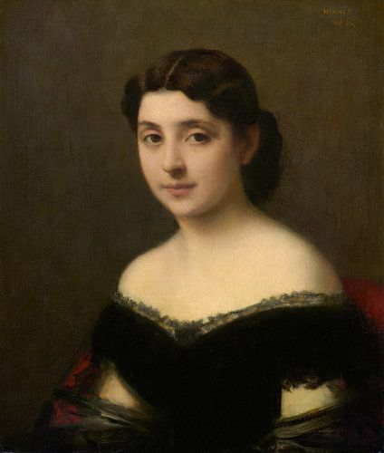 Portret van een vrouw, Jean-Jacques Henner