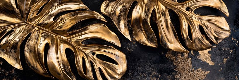 Goldene Blätter von Poster Art Shop
