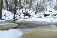 Bevroren beek