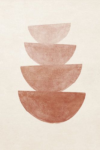 Boho Abstract Geometric no. 7 by Apolo Prints