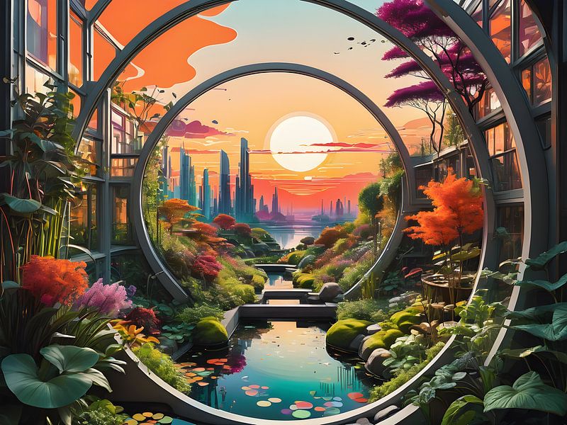 The perfect balance between technology and nature by Bart Veeken