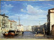 Der Grand Canal Venedig, Richard Parkes Bonington von Liszt Collection Miniaturansicht