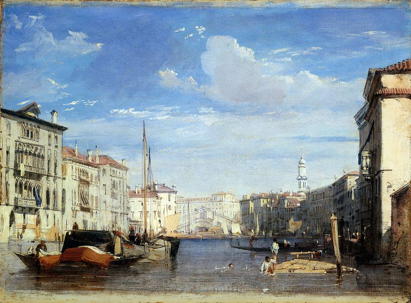Der Grand Canal Venedig, Richard Parkes Bonington von Liszt Collection