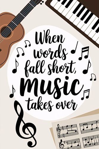 Muziek spreekt wanneer woorden tekortschieten