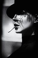 Frau in schwarz, Peter Schaller