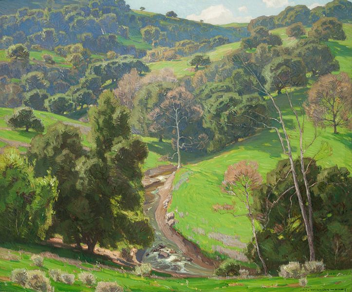 The Mantle of Spring, William Wendt by Masterful Masters